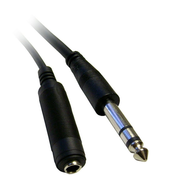 C&E 1/4 Inch Stereo Extension Cable, TRS, Balanced, 1/4 Inch Male to 1/