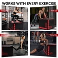 thumbnail image 6 of BalanceFrom 3-in-1 Plyometric Jump Box, Non-Slip Surface Adjustable Workout Equipment, Red, 6 of 6