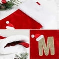 thumbnail image 3 of VEYLIN Christmas Stockings with Letters, 20 Inch Plush Christmas Stockings Large Embroidered Stockings Stockings for Kids/Adult Red Letter(M), 3 of 5