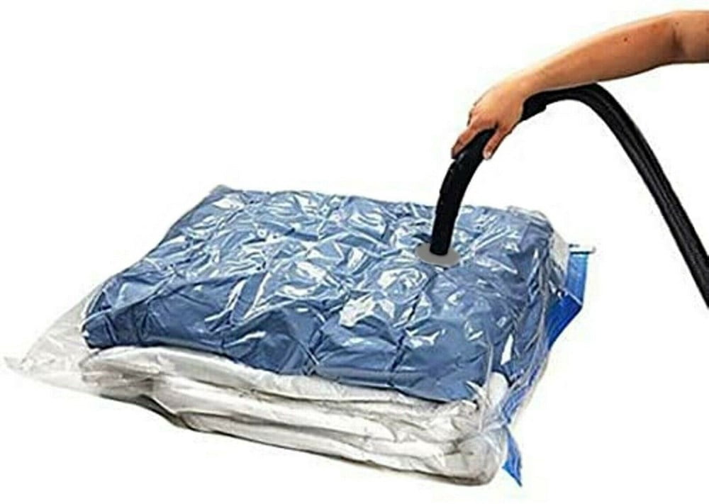10 Pack x6 XL Super Jumbo Vacuum Space Saver Storage Bag + x4 Travel Bag for Wardrobes and Closets