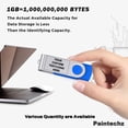 thumbnail image 4 of Unidades flash USB Paintechz, giratorias personalizadas, 8 GB, paquete de 50 unidades con logotipo, 4 of 6