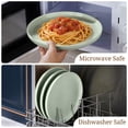 thumbnail image 6 of Vesteel Dinner Plates Set of 6, 10.2inch Ceramic Stoneware Sets for Home Restaurant, Large Dinnerware for Serving Steak, Pizza, Dishwasher & Microwave Safe, 6 of 8