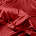 thumbnail image 5 of OSFVNOXV Satin Tops for Juniors Y2K Cute Tops Summer Breathable Quick Drying Short Sleeve Pajama Top with Built-In-Bra, 5 of 5