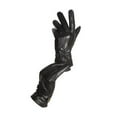 thumbnail image 4 of Reed Women's Genuine Leather Warm Lined Driving Gloves (L, BLACK), 4 of 11