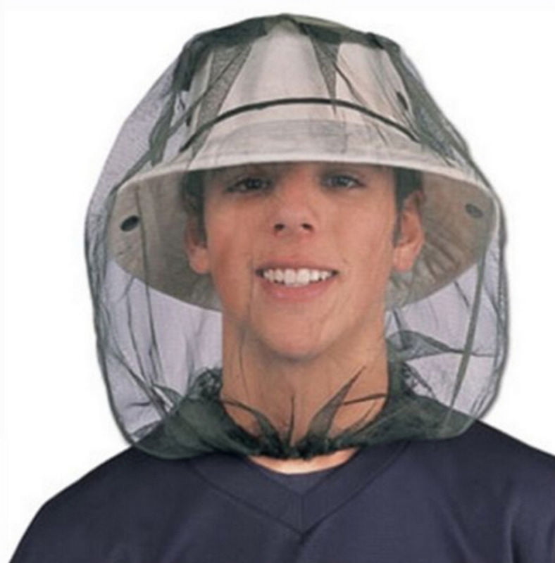 New Mosquito Bug Insect Bee Mesh Head Face Neck Net Protect Hat Fishing Camping 