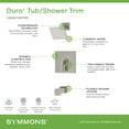 thumbnail image 2 of Symmons S3692MB15TRM Duro Hydromersion Tub And Shower Trim Package - Black, 2 of 7