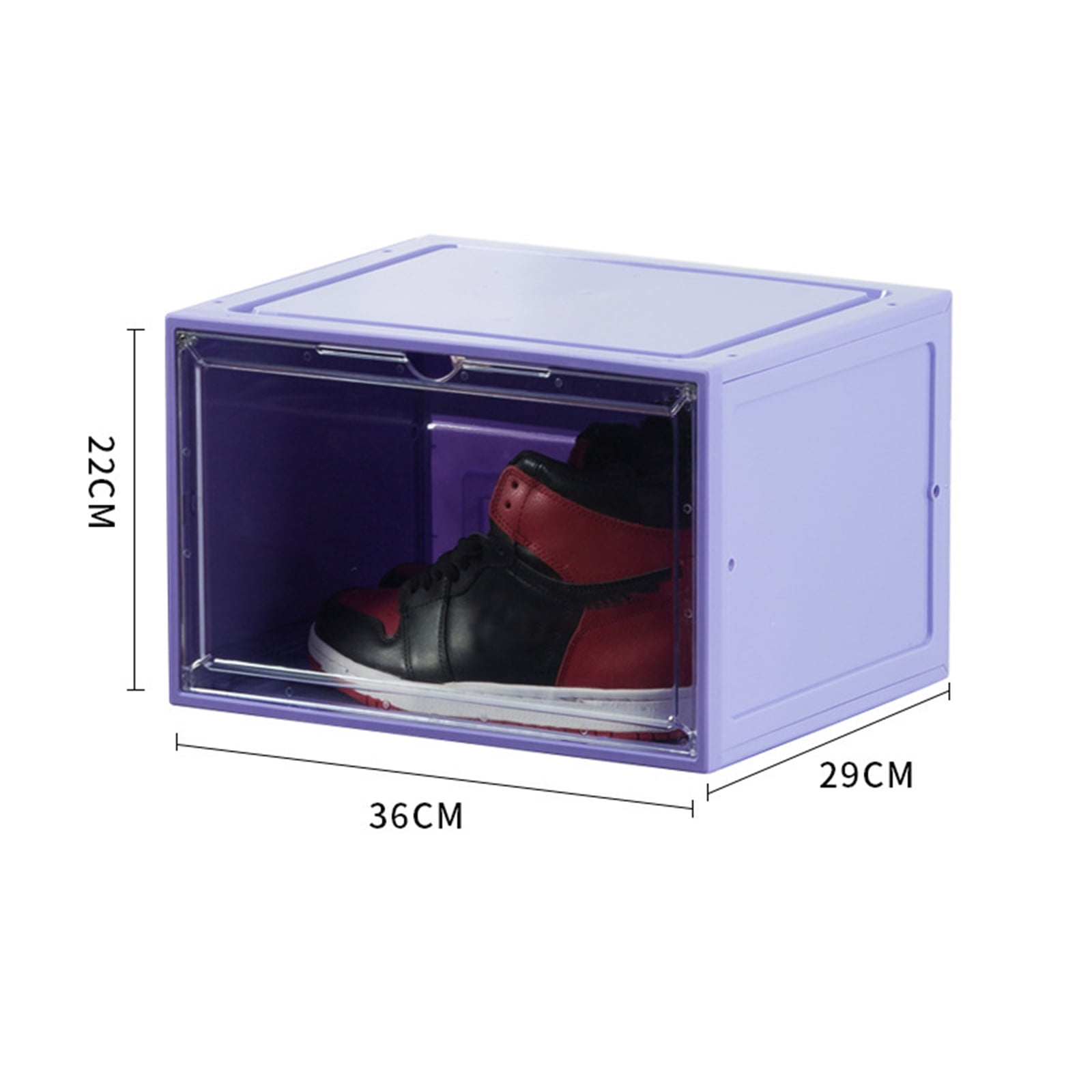 Shoe Box Transparent Clear Sneakers AJ Basketball Shoes Display Box  High-tops Boots Organizer Shoe box Combination Shoes Cabinet