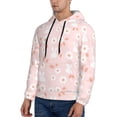 thumbnail image 3 of Sikiie Flower Rabbit Men's Hoodie, Essentials Hoodie, Sweatshirt, Pullover Hooded Sweatshirt for Men-X-Large, 3 of 7