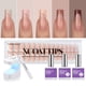 thumbnail image 1 of Presiona las uñas BtartBoxNails XCOAT TIPS, tonos de piel cuadrados, 1 of 7