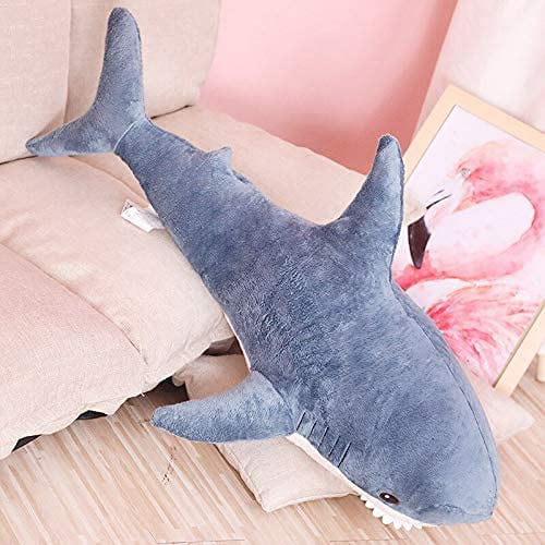 60cm Large Shark Soft Animals Plush Dolls Cushion Toys Stuffed Pillow Kids Gifts 