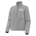 thumbnail image 2 of Women's Antigua  Gray Seattle Seahawks Figure Half-Zip Sweatshirt, 2 of 4
