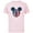 Soft Pink, variant on Disney Mickey Mouse Vintage Americana Fourth of July - Short Sleeve Cotton T-Shirt for Adults - Customized-Black