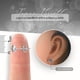 thumbnail image 5 of SilverCloseOut Aretes de Plata de Ley con Forma de Rosa para Mujer para Adolescentes - 7 Mm, 5 of 7