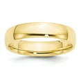 thumbnail image 1 of 10k Yellow Gold 5mm Comfort Fit Plain Classic Wedding Band Ring Size 8, 1 of 4