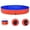 Red, variant on vidaXL Dog Swimming Pool Foldable Dog Pool Pet Paddling Pool Bath Tub PVC