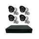 thumbnail image 1 of Kit CCTV Secucore 4 Cámaras Exterior Angulo Amplio Video HD 1080p, 1 of 7