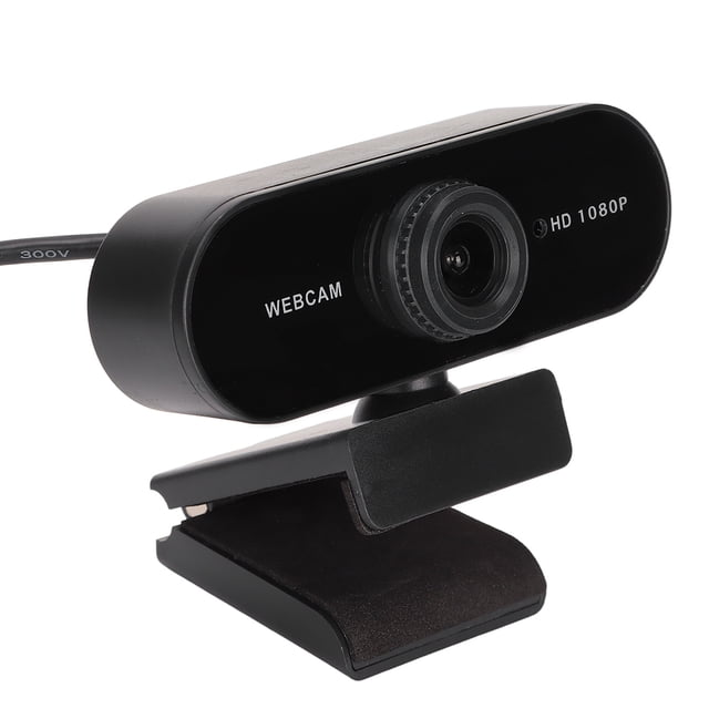 Computer Camera, 1080P PC Webcam Features 360 Rotation 30fps Frame Rate, USB Webcam with Microphone for Conferencing Video Calling Live Streaming