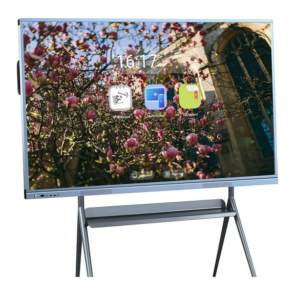 BELNET Smart TV, 55'' 4K UHD Interactive Whiteboard, All in One Smartboard for Office, Digital Smart Whiteboard Built in Dual System for Classroom