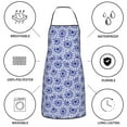 thumbnail image 6 of Sikiie Blue And White Flowers Aprons for Kitchen Cooking Aprons, Chef Apron for Men Women Chef, 6 of 7
