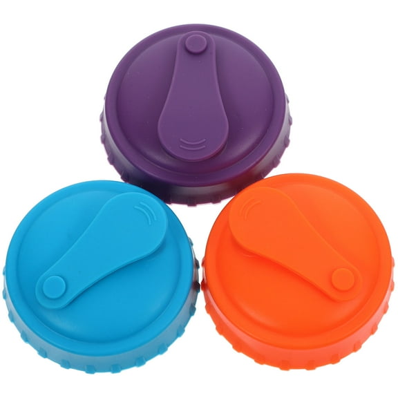 MUSEYA 3Pcs Silicone Can Savers Reusable Airtight Pop Can Covers for Juice Beer