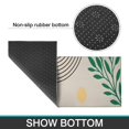 thumbnail image 6 of Orange Boho Geometric and Plant Pattern Kitchen Rugs Sets Of 2,Anti Fatigue Kitchen Mat Rugs Non Slip Washable,Decorative Kitchen Floor Mats for Kitchen,Sink,Laundry,17"x30"+17"x47", 6 of 7