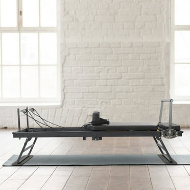 Foldable Pilates Reformer Workout Machine Cardio Fitness Full Body Yoga Reformer