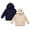 Navy Blue + Light Brown, variant on Arshiner 2-Pack Girls Oversized Hoodies Pullover Sweatshirts with Kangaroo Pocket, Kids Fashion Casual Outfits Fall Winter Clothes, Soft Solid Classic Pull-On Hooded Sweatshirts for Kids 3-10Y