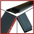 thumbnail image 4 of Smoke Tinted Tape-On Side Window Vent Visor Deflectors Rain Guards Compatible with Jeep Compass 2017 2018 2019 2020 2021, 4 of 7