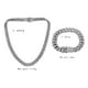 thumbnail image 4 of Cadena de eslabones cubanos de moda para hombres, joyería de Hip Hop, cadena Plata Yuyangstore collar pulsera, 4 of 5