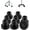 Black, variant on SupreGear 8-Pack Cane Tips, Non-Slip Rubber 1/2 Inch for Elderly & Disabled, Black Walking Aid