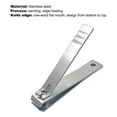 thumbnail image 6 of UDIYO Manicure Cutter Non-slip Nail Care Stainless Steel Flat Mouth Nail Clipper Trimmer for Beauty, 6 of 6