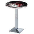 thumbnail image 1 of Holland Bar Stool L217C3628TXTech-D2 36 Po Texas Tech Rouge Raiders Pub Table avec 28 Po Top&44; Chrome, 1 of 1