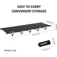 thumbnail image 3 of Nature Hike XJC06 Adjustable Folding Camping Cot | Lightweight Aluminum Frame | Portable Design, 3 of 8
