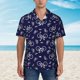 thumbnail image 2 of Balery Bicycle1 Camisas hawaianas de manga corta para hombre, camisas playeras de corte holgado, camisas de vacaciones con botones,3X-Large, 2 of 7