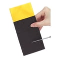 thumbnail image 4 of INSPIRE CHIC Father's Day Men's Prefolded Solid Pocket Squares Suit Handkerchief 7.3"x3.1" for Wedding Party Business Yellow One Size, 4 of 6