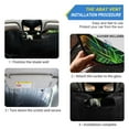 thumbnail image 2 of Neon Leaf Car Windshield Sun Shade Foldable Car Front Window Visor Heat and UV Protection 57x31.5, 2 of 8