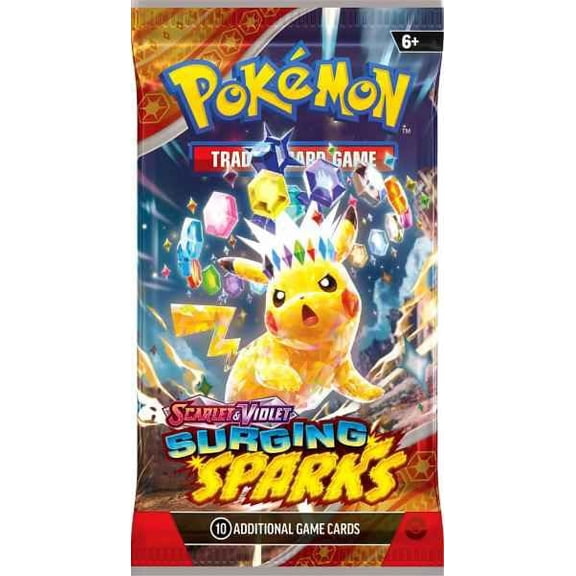 Paquete de refuerzo único Pokemon TCG Surging Spark sellado