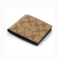 thumbnail image 2 of CARTERA COACH ORIGINAL KHAKI LOGO ID BILLFOLD SIGNATURE F66551, 2 of 4
