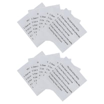 BESTSKY 10 Pieces Air Mattress Patch Kit,Transparent TPU Vinyl Repair Kit, Waterproof Repairing Self-Adhesive Patches