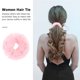 thumbnail image 3 of COMPUKAS 2Ud Elastic Ponytail Holder Rosa De Ideal Para Peinados Y Complemento De Vestuario, 3 of 6