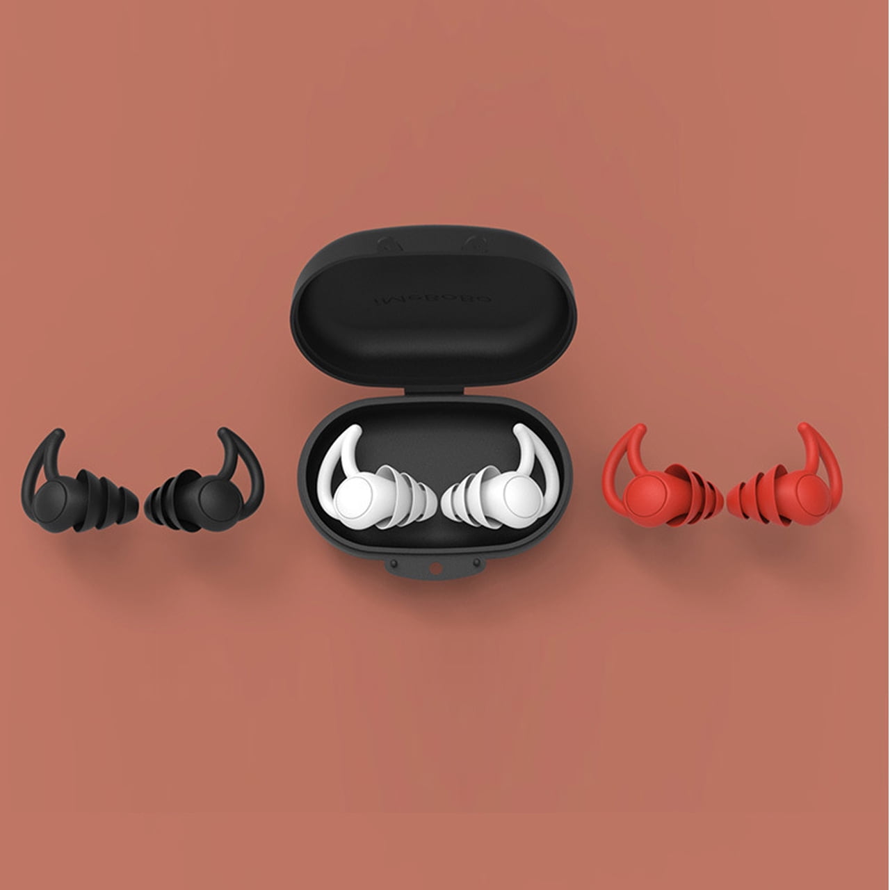 Carolilly Noise Reduction Earplugs, ThreeLayers Soft Reusable Anti