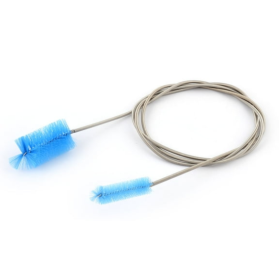 Unique Bargains Fishbowl Aquarium Filter Hose Pipe Nylon Double Ended Cleaner Cleaning Brush