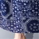 thumbnail image 3 of Vestido de lino de algodón vintage para mujer Vestido suelto de bolsillo de manga corta con cue CACAGOO  Vestido de mujer, 3 of 7