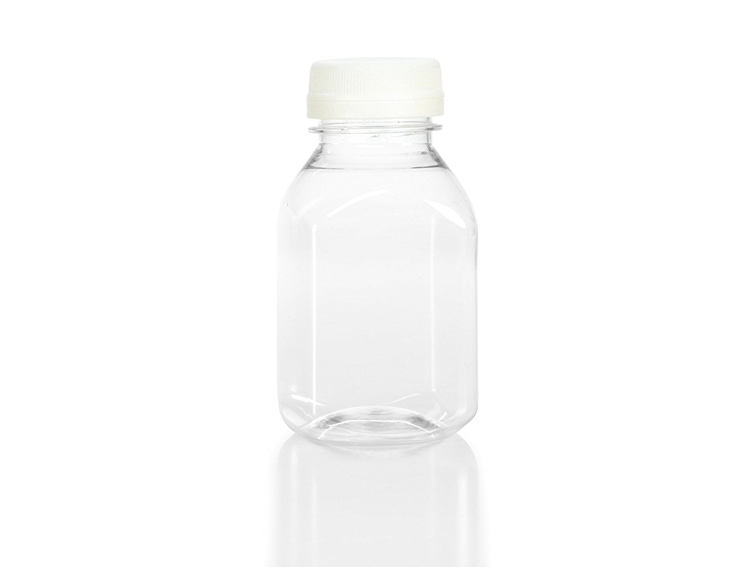  HNXAZG 10 Pcs 8 Oz Plastic Juice Bottles Empty Clear