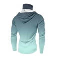 thumbnail image 4 of GrmtClth Sun Protection Hooded for Men 2026 Lightweight Long Sleeve Top Active with Mask Clothing Fashion Gradient Outfit Light Blue M, 4 of 4