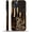 Firefighter Flag, variant on Case for iPhone 14 13, Hybrid Heavy Duty 2 in 1 Full Body Rugged Shockproof Protection Glossy Case for iPhone 14 13 - Red and Black Raven Skeleton
