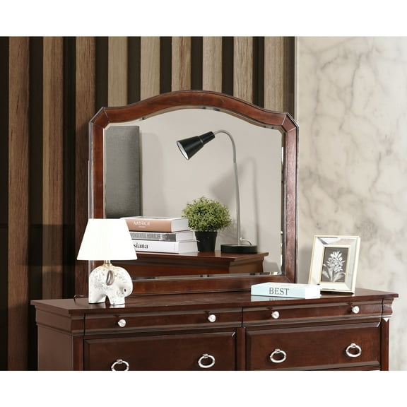 Glory Furniture Triton Bedroom Mirror - Cappuccino