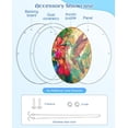 thumbnail image 7 of Clearance！Acrylic Suncatcher Jigsaw Puzzle-Emerald Flame Hummingbird, Window Suncatcher Acrylic Puzzle, DIY Suncatcher Kits for Adults, Home Decor Gift for Women, Mom, Friends (7.4 in), 7 of 7