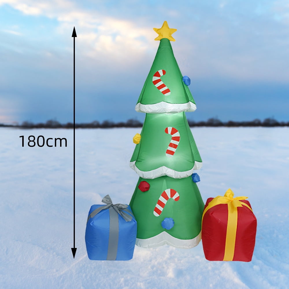 5 Ft Height Christmas Inflatables Tree Decorations, Blow Up Yard Decoration Clearance With Led Lights Built-In For Holiday/Party/Yard/Garden - Walmart .Com