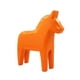 thumbnail image 3 of Figura de caballo Dala sueco, escultura animal, artesanía, adorno de escritorio nórdico Naranja, 3 of 9